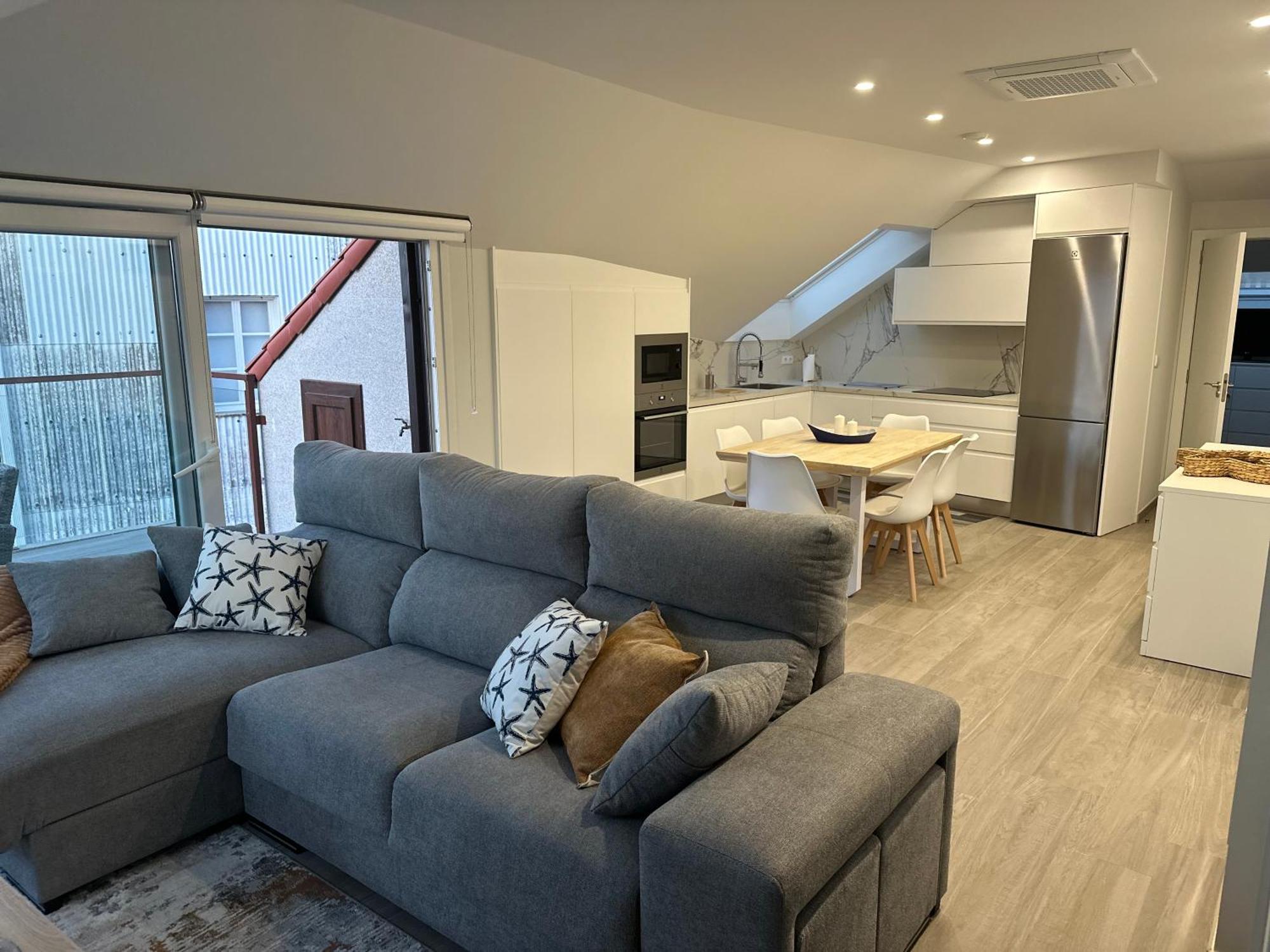 Atico Mirando O Mar Apartment Porto do Son Exterior photo