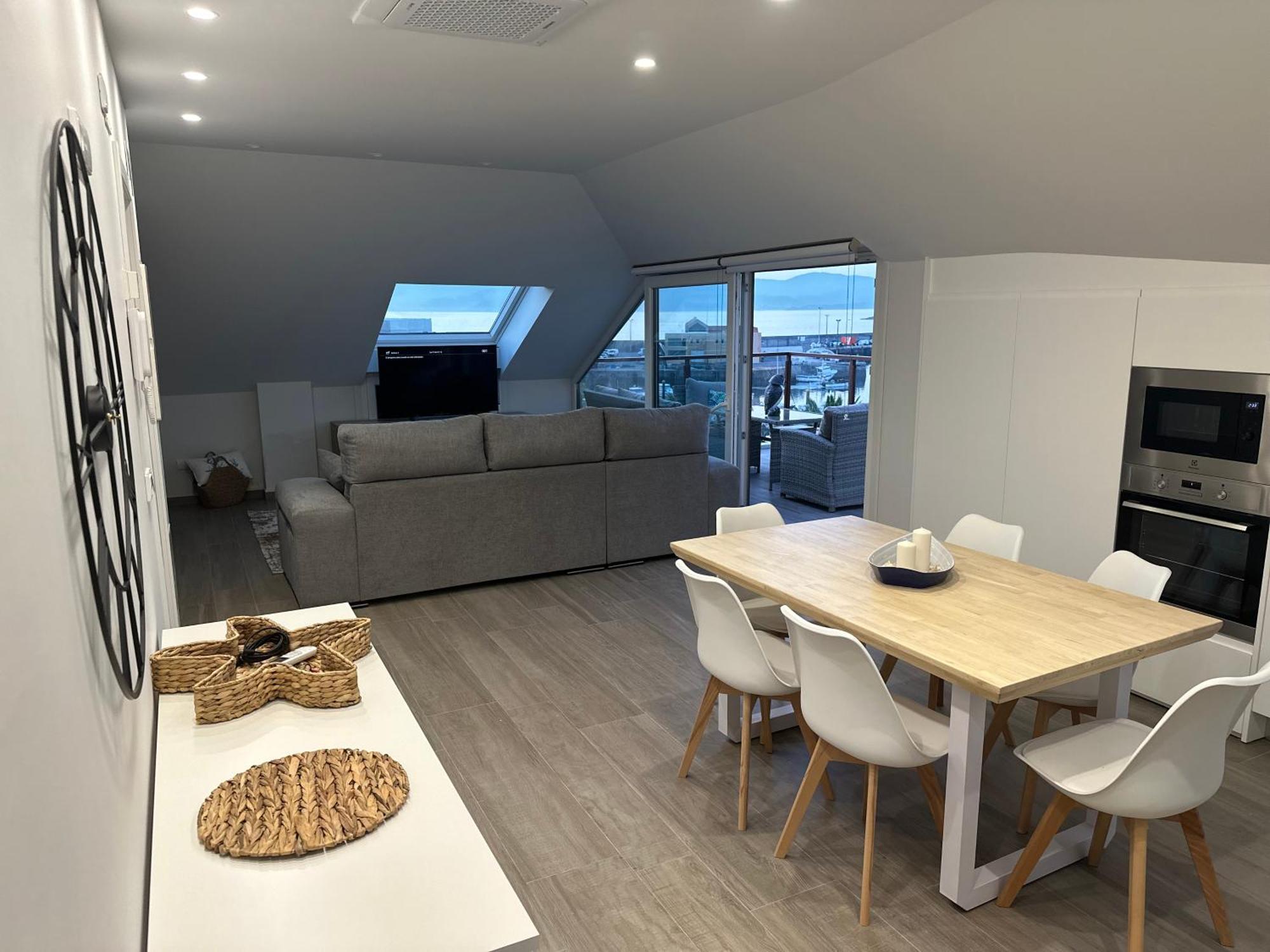 Atico Mirando O Mar Apartment Porto do Son Exterior photo